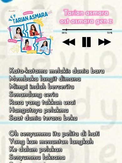Tarian Asmara: Lagu Ost Asmara Gen Z yang Menyentuh Hati