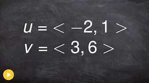 Are the vectors orthogonal, parallel or neither?