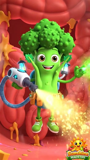 How Broccoli Works Inside Your Body? #healthtips #trending #viral #ai #shorts #health #sciencepulse
