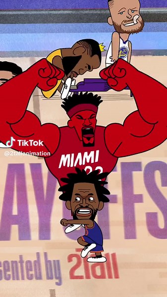 Knickerbockers get Spiked #nbaplayoffs #nba #nbaplayoffs2023 #animatio...