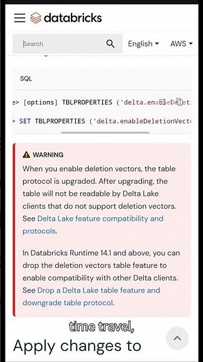 Databricks Secret: Delete Isn’t Delete 👀#databricks #delta #bigdata #ai #cloud #shorts #etl #sql