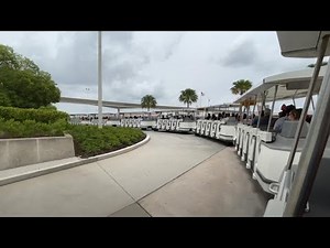 Magic Kingdom Parking Lot Tram Full Ride HD POV to TTC Walt Disney World