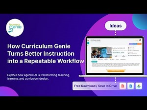 How Curriculum Genie Turns Better Instruction into a Repeatable Workflow