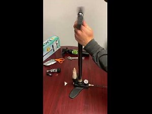 Filling a Spare Air with our High Pressure Hand Pump