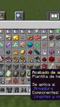 😎👌Como hacer una armadura con trims en Minecraft
