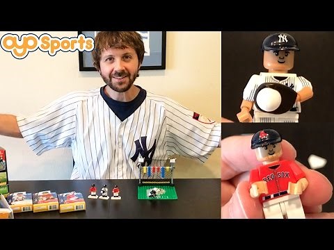 OYO SPORTS Minifigures UNBOXING & BUILD! Yankees vs Red Sox