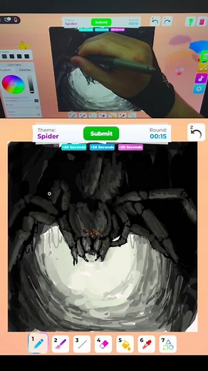35K views · 717 reactions | Bug ahh spider! #art #roblox #speeddraw #reels #drawing #robloxspeeddraw #viral | Zakquarter | Facebook