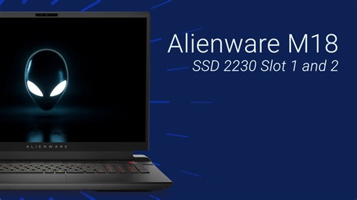 How to Replace the SSD 2230 Slot 3 and 4 on Alienware M18