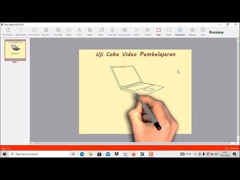 Tutorial pembuatan video pembelajaran menggunakan aplikasi easy sketch pro