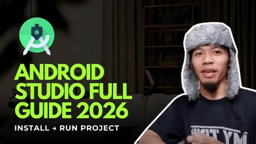 Pemula Wajib Tonton! Cara Install Setup Android Studio Sampai Bisa Jalan | Robby Dianputra