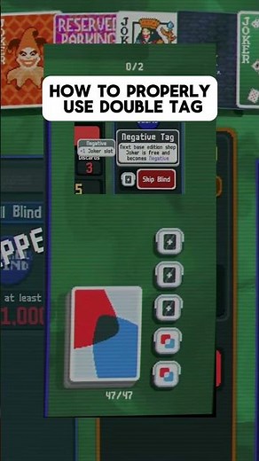 What you should be using your double tags for in Balatro