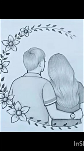 How to draw a Hug cute couple drawing #sorts #drawing