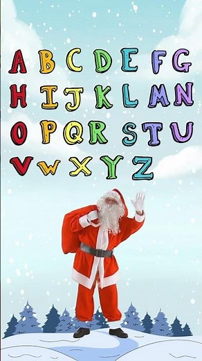 ABC Song 🎶 Jingle Bells Tune | Alphabet A to Z | Kids Christmas Song #abc #abcsong #jinglebells