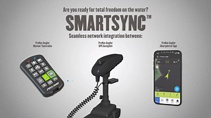 Fight fish, not your boat. The ProNav SMARTSYNC system allows for seamless network integration between the Chartplotter App and the Motion Controller. Create your route on the App, hit Go, and switch to the Motion to make adjustments along your course. | ProNav Marine