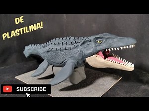 Mosasaurio de plastilina /How to make The Mosasaurus with clay sculpting
