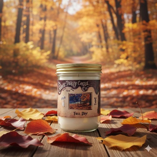 Fall Day - 16 Oz Coconut Wax Container Candle - Etsy