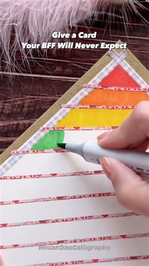 Give a Card Your BFF Will Never Expect . . Material: Copic pens, Pentel sign pen, Acrylic pen, Koehler paper . 🌟FREE Gift Forr You: Do u Want to Try Your Hand at Brush Lettering and Calligraphy? Download This FREE Worksheet : “Master 8 Basic Stroke - The Easy Way to Improve Your Calligraphy in Just 3 Days” 👉You Can Find The Link in My Bio or Visit http://nhuandaocalligraphy.com . . . #HandmadeCards #Happybirthday #happybirthdaycard #cardmaking #personalizedgifts #NhuanDaoCalligraphy #Calligrap