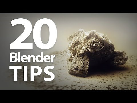20 Tips That Make Blender EASY! (Beginner Friendly)