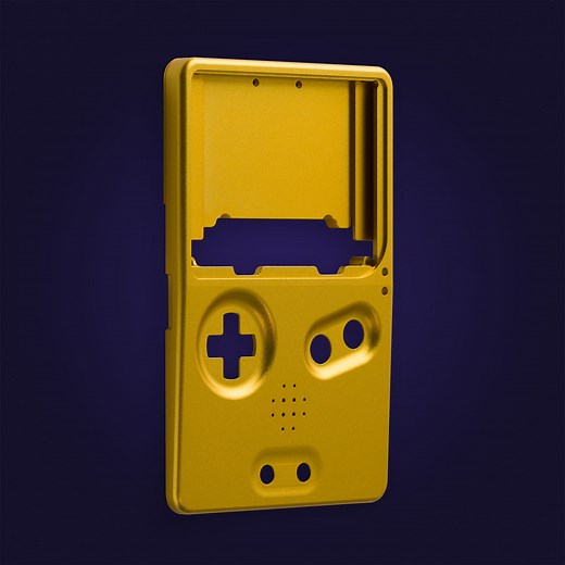 Game Boy Advance SP Slate Shell   Backlight Kit by Makho