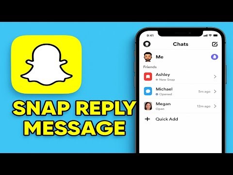 How To Snap Reply Message On Snapchat (2025)