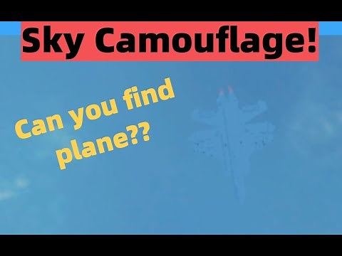 【Roblox Plane Crazy】Sky Camouflage!
