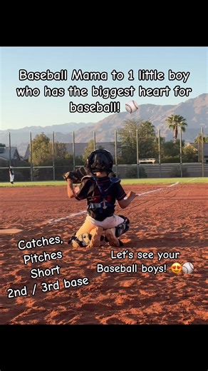 Show me your baseball boys & the position they play! ⚾️ We live in Las Vegas NV 🏜️ he’s an overall utility player but seeing him catch is my favorite! #baseballmom #baseballboys #catcherslife #catchersmom #baseballszn