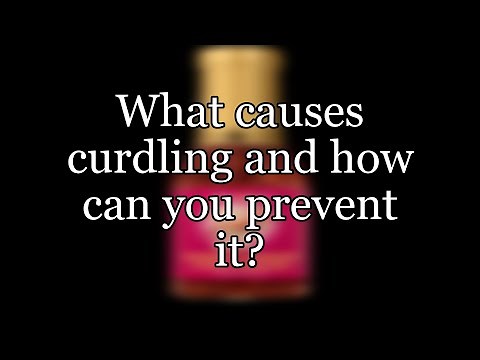 What causes curdling and how can you prevent it?