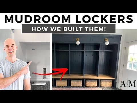 How We Built Our DIY Mudroom Lockers: 6-Minute Step-by-step Timelapse