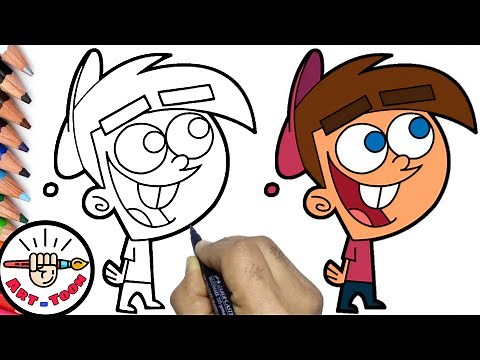how to draw timmy turner from the fairy oddparents step by step