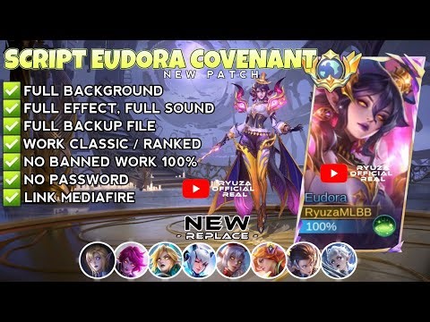 Script Skin Eudora Covenant - Midnight's Allure No Password | Full Effect Voice | Patch Terbaru