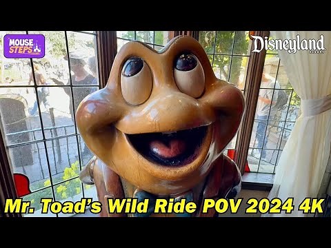 Mr Toad’s Wild Ride POV Ride Experience 2024 - Disneyland 4K - Fantasyland Dark Ride