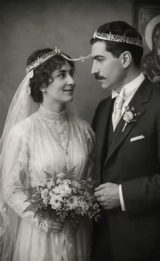 Your yiayia kept her wedding crowns under glass for fifty years