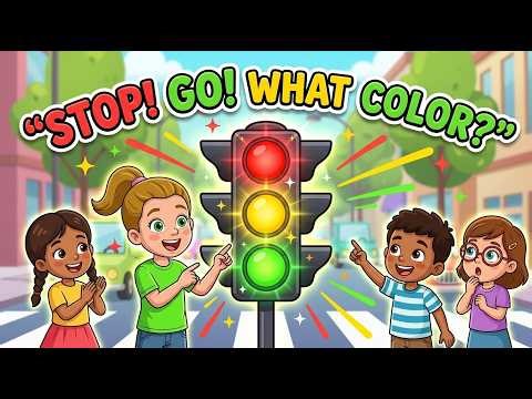 🚦 STOP or GO?! Learn Traffic Light Colors with Emily!