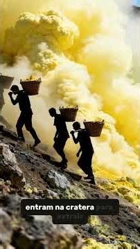In Indonesia, there is a volcano where the fire isn't red… it's blue. The place is called Kawah I...
