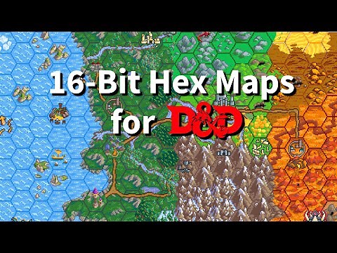 Design Your Own Retro 16-Bit Hexmaps for DnD Campaigns