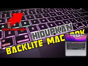 🔴TUTORIAL ON HOW TO TURN ON THE BACKLITE KEYBOARD ON A MACBOOK AIR 💯⁉️