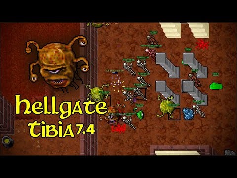 81 Paladin hunts Hellgate Bonelords, Tibia 7.4 | Chill music