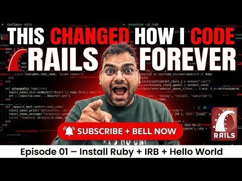 Ruby Install कैसे करें? | Hello World & IRB Explained | CodingSikho | Hindi Tutorial
