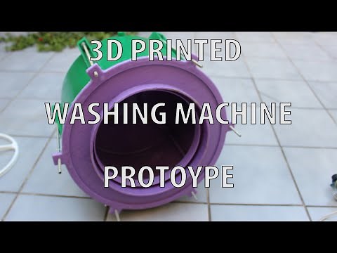 3D Printed Washing Machine! - Lavadora Impresa en 3D!