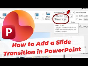 How to Add a Slide Transition in PowerPoint (Smooth Presentation Flow)