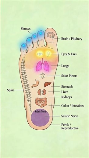 Foot Reflexology Points | How Different Areas of the Foot Are Linked to Internal Organs