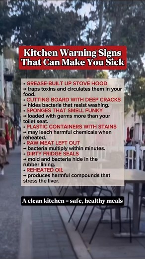 Kitchen Warning Signs That Can Make You Sick #highlights2025 #UKWellness #healthtips #usahealth #HealthyLiving | Time Facts