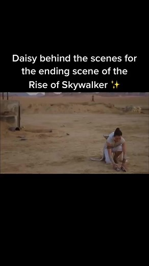 Daisy behind the scenes filming the Rise of Skywalker ✨ #starwars #rey #daisyridley #skywalker #fyp #riseofskywalker #foryou
