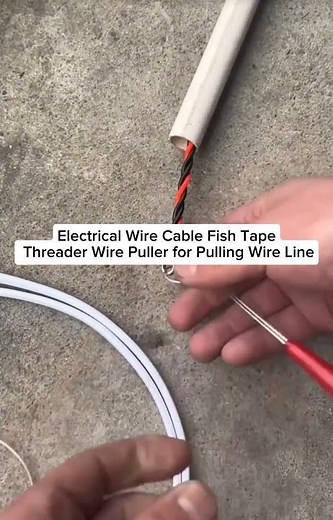 Electrical Wire Cable Fish Tape Threader Wire Puller for Pulling Wire Line #diy #shorts