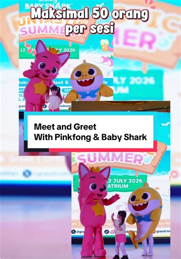 Ada yang di rumah lagi fase Pinkfong & Baby Shark juga? 🦈💙✨ Begitu tahu karakter favoritnya hadir di Grand Metropolitan Bekasi, Sunny langsung excited banget! Mulai dari nyanyi, dance bareng Pinkfong & Baby Shark, sampai ikut meet & greet dan foto bersama. Serunya nggak cuma buat si kecil, tapi juga jadi quality time yang menyenangkan untuk keluarga. 🎶🥰 Event Pinkfong & Baby Shark hadir sampai 12 Juli 2026, jadi jangan sampai kelewatan ya! 🎉 @Grand Metropolitan #PinkfongBabyShark #GrandMetr