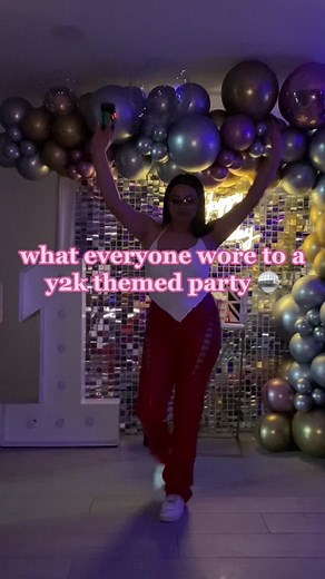 y2k themed party🪩 #y2k #oldschoolhiphop #2000sthrowback #2000s #4yp #foryoupage #foryou
