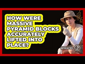 How were massive pyramid blocks accurately lifted into place?
