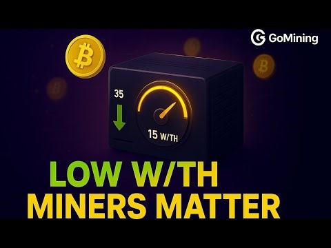 | GoMining | Miner Efficiency And Why You Should Lower It