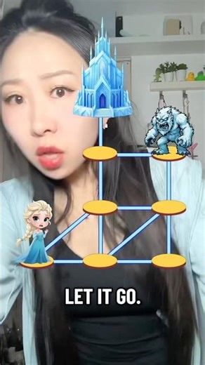 Disney Princess Frozen LET IT GO GAME 🧊 #shorts