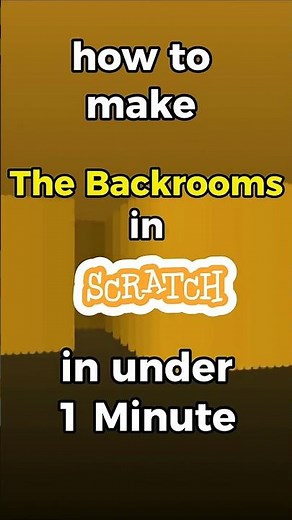 You can make the BACKROOMS in SCRATCH?! #scratch #3d #gamedev